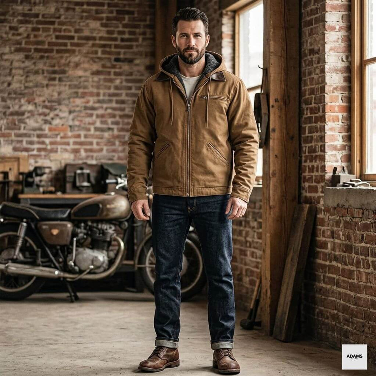 Waterproof Rain Jacket Men Elegant Modern Outdoor Fashion