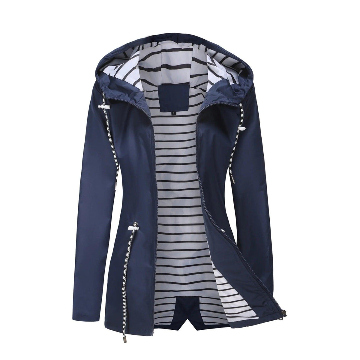Waterproof Long Jacket All Seasons Stylish Comfort Versatile Chic 7