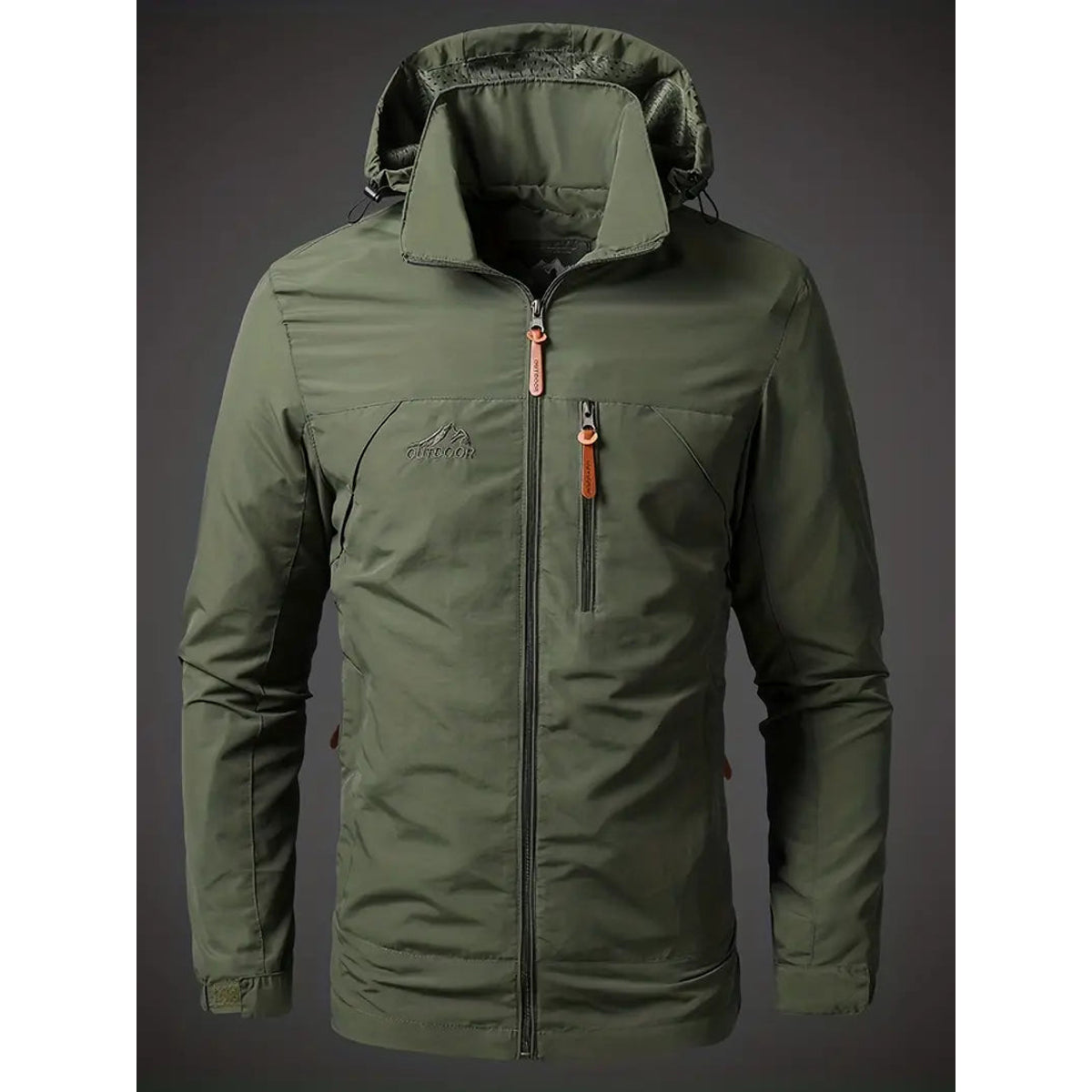 Waterproof Men's Jacket Lightweight Windproof Outdoor Coat for All Activities 0