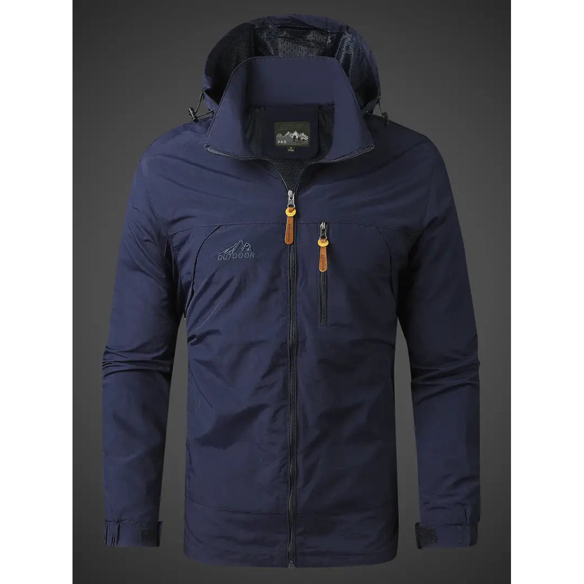 Waterproof Men's Jacket Lightweight Windproof Outdoor Coat for All Activities 6