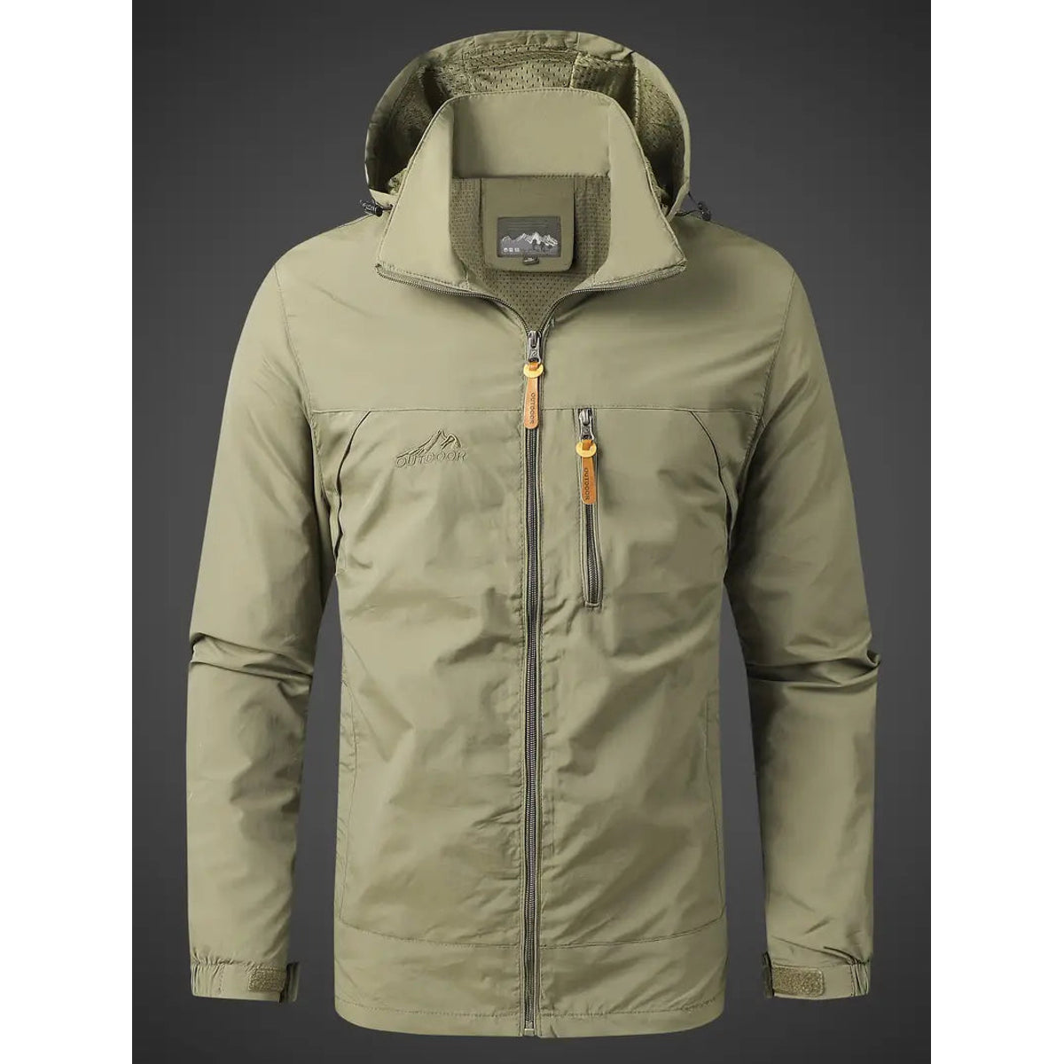 Waterproof Men's Jacket Lightweight Windproof Outdoor Coat for All Activities 7