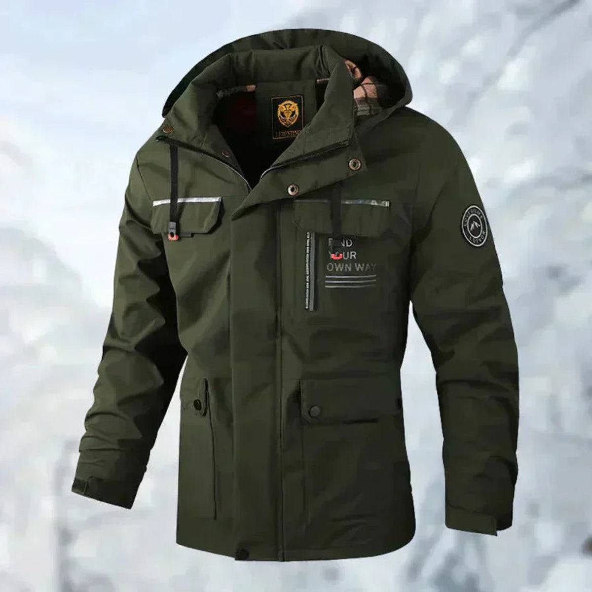 Waterproof Rain Jacket Men Versatile Hiking Outdoor Jacket 10
