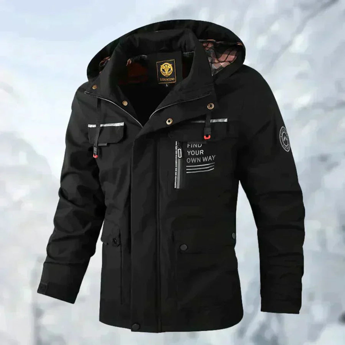 Waterproof Rain Jacket Men Versatile Hiking Outdoor Jacket 8