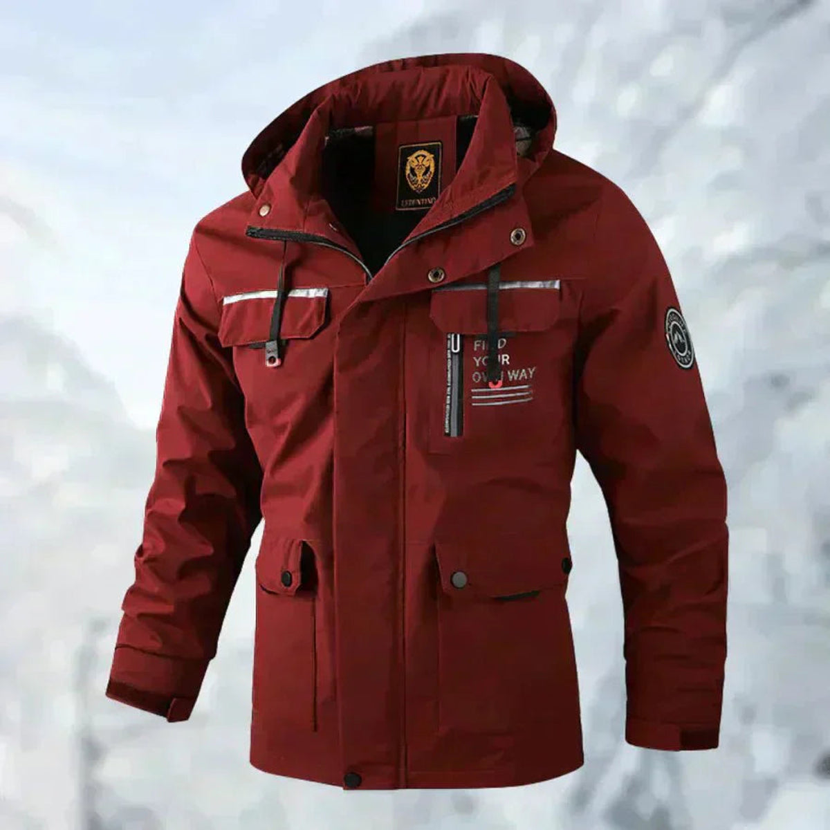Waterproof Rain Jacket Men Versatile Hiking Outdoor Jacket 9