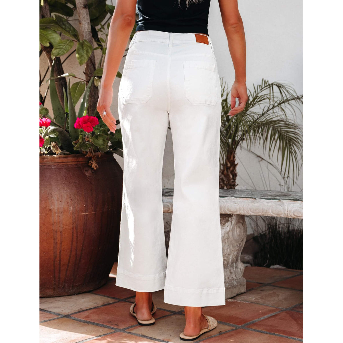 Harper | Trendige High-Waist Schlagjeans