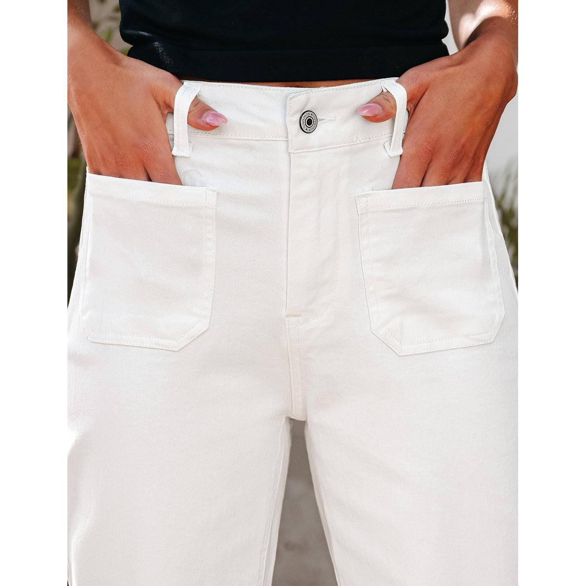 Harper | Trendige High-Waist Schlagjeans