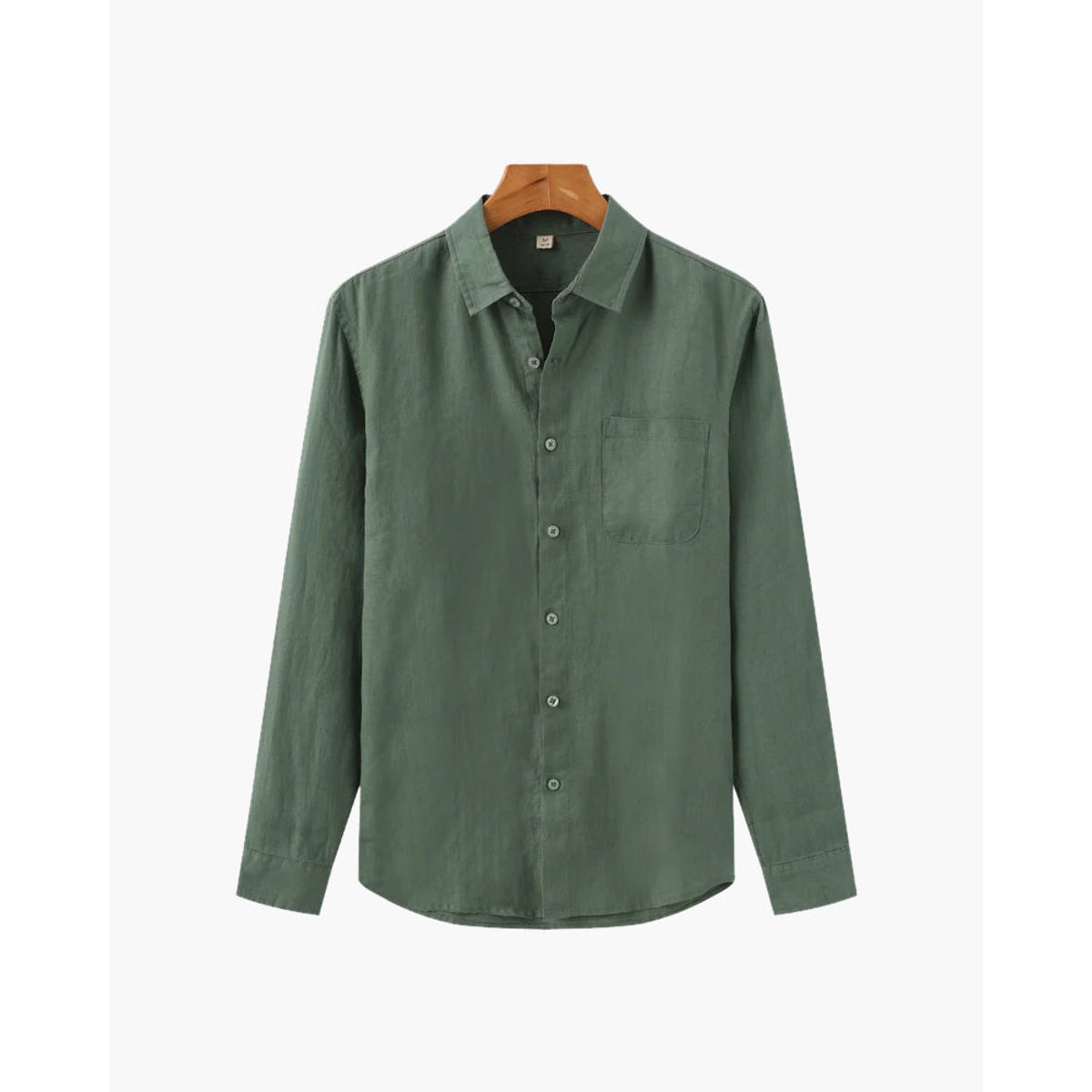White Linen Shirt Casual Chic Relaxed Fit for Men 6