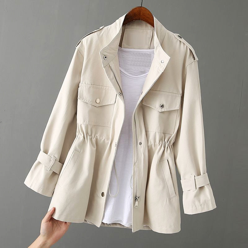 Wind Whisper Jacket Autumn Elegance Functional Design Comfortable Chic 3