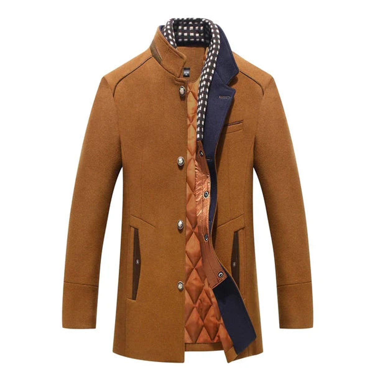 Winter Wool Coat Women Elegant Long Design for Cold Days 0