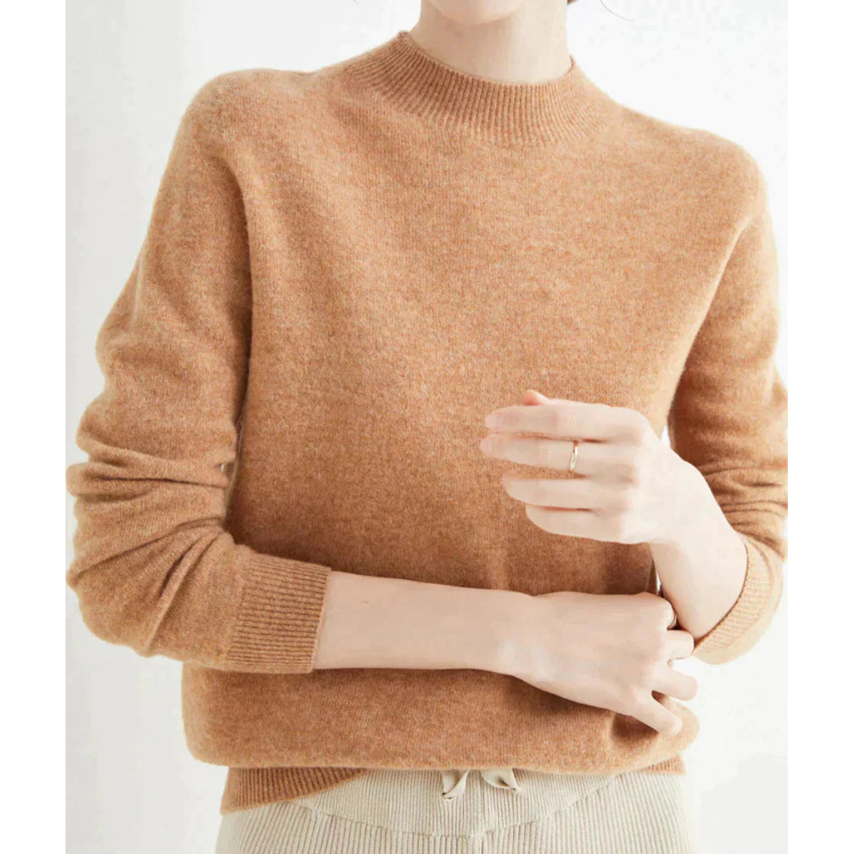 Women's Cashmere Sweater Soft Elegant Comfort Timeless Style 10