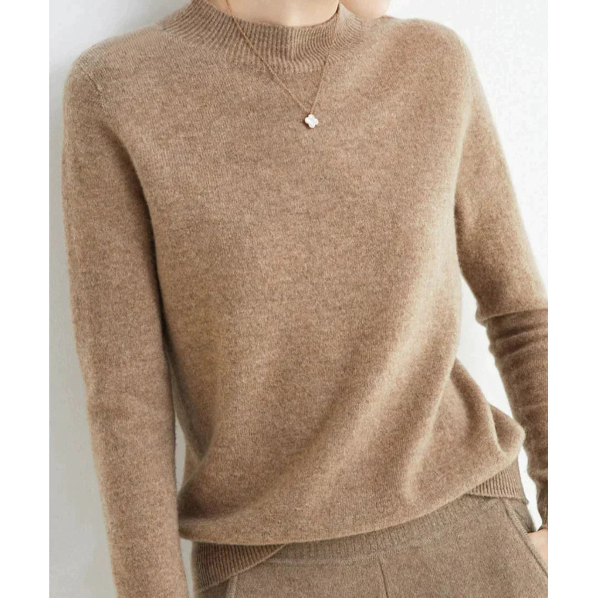 Women's Cashmere Sweater Soft Elegant Comfort Timeless Style 12