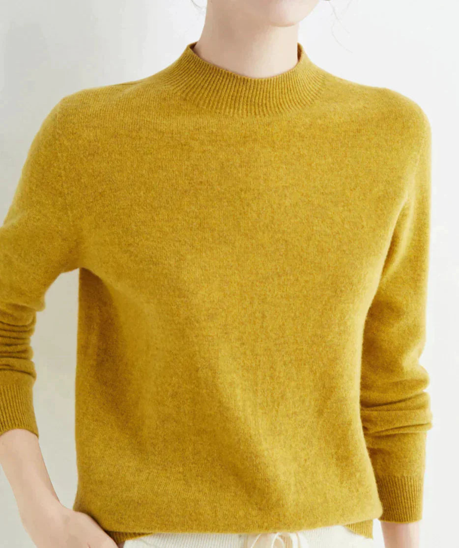 Women's Cashmere Sweater Soft Elegant Comfort Timeless Style 14