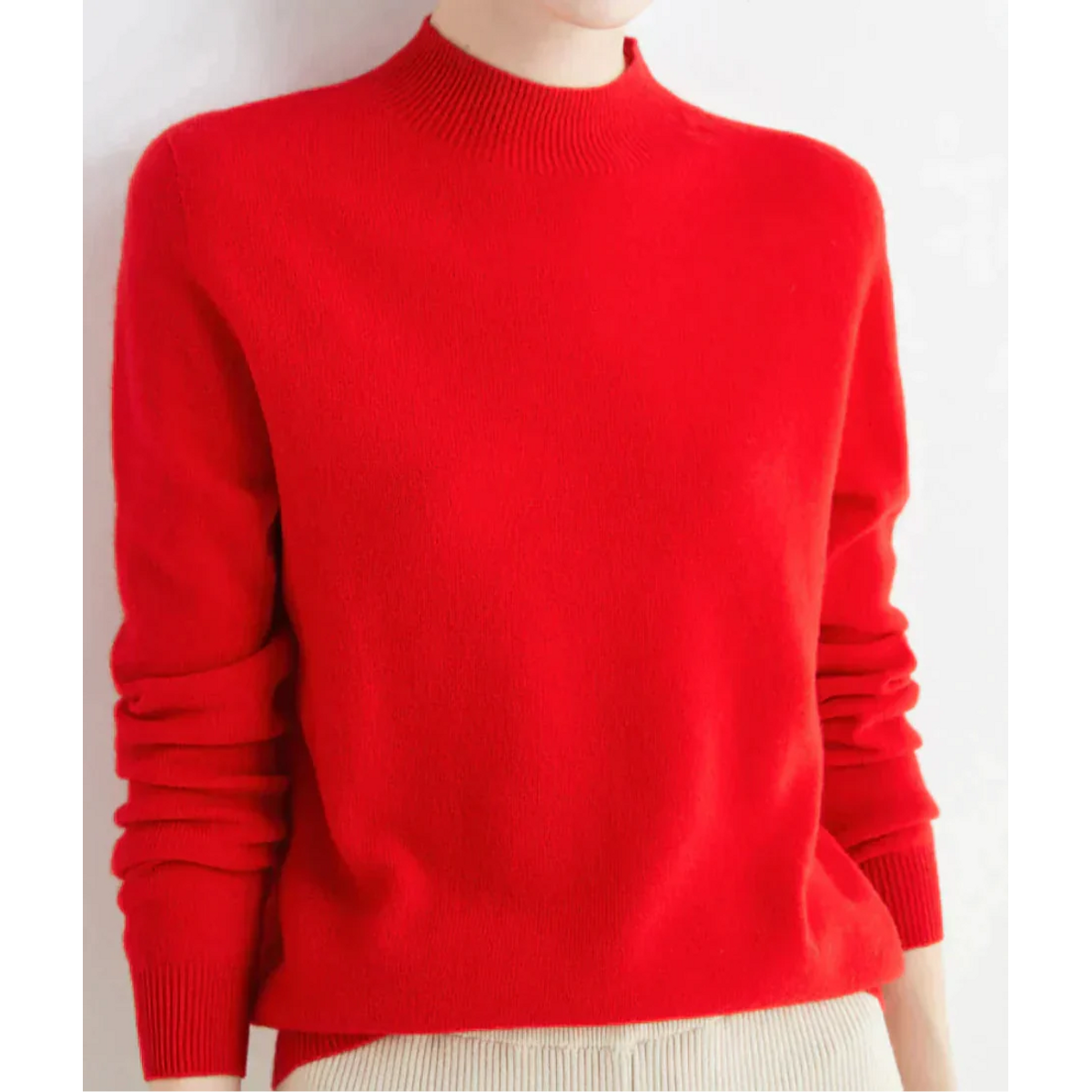 Women's Cashmere Sweater Soft Elegant Comfort Timeless Style 5