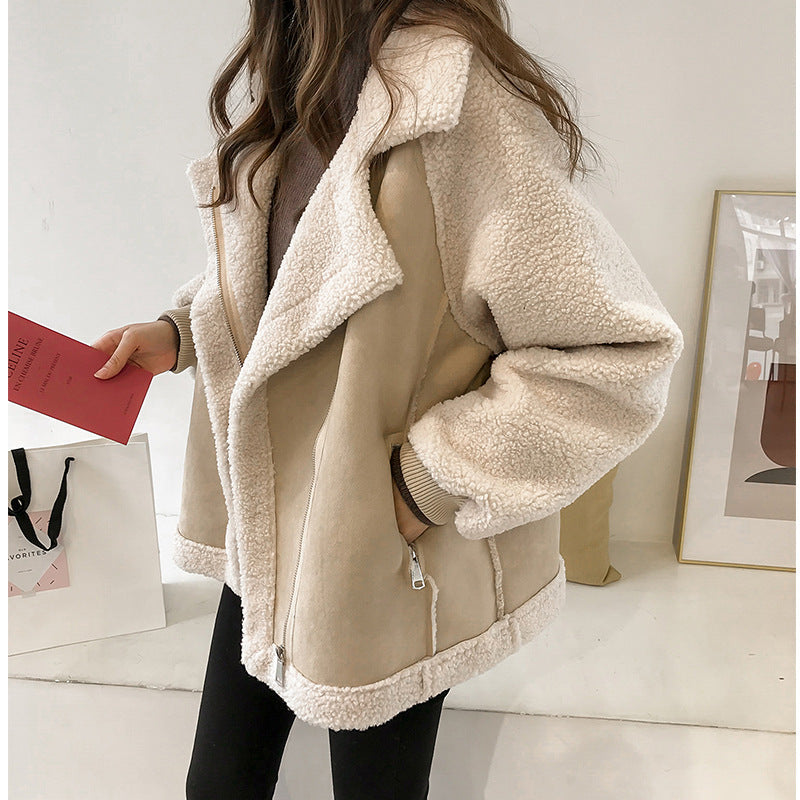 Women's Faux Fur Coat Oversized Chic Winter Layering 0