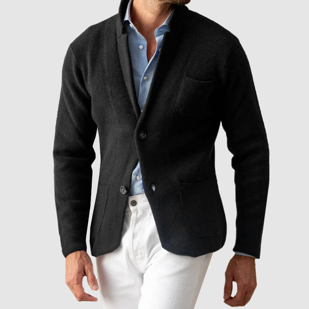 Women's Jacket Elegant Knitted Classic Design Soft Knit Poly-Blend 2