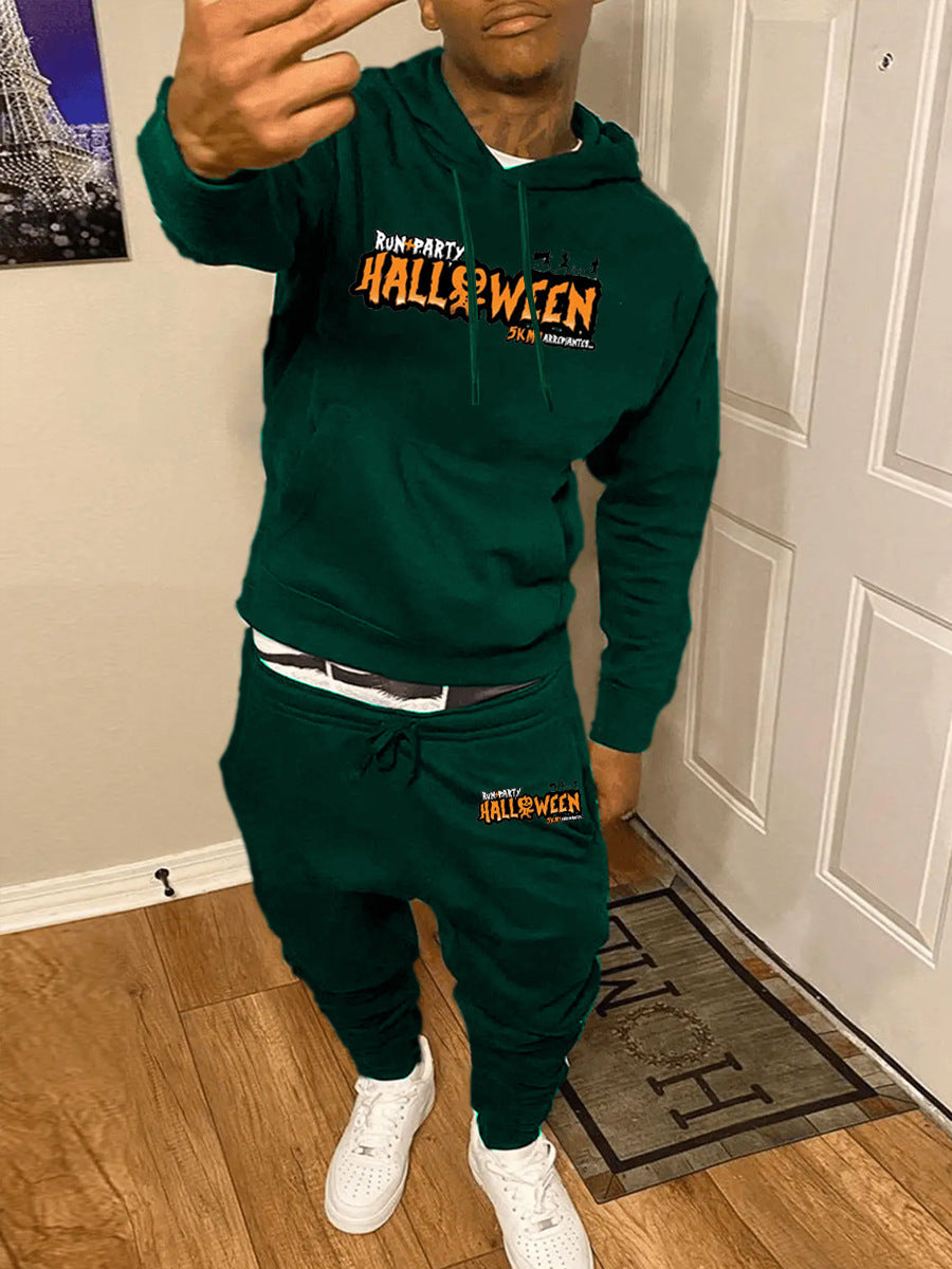 Women's Jogging Suit Halloween Motif Hoodie Comfortable Casual Wear 3