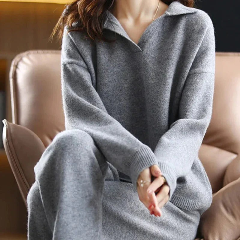 Women's Lounge Set Winter Two Piece Cozy Chic Loungewear 2