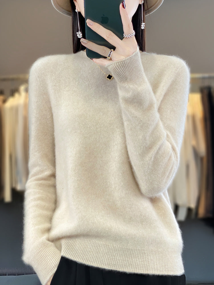 Women's Oversized Sweater Trendy Comfortable Casual Style Cotton 12