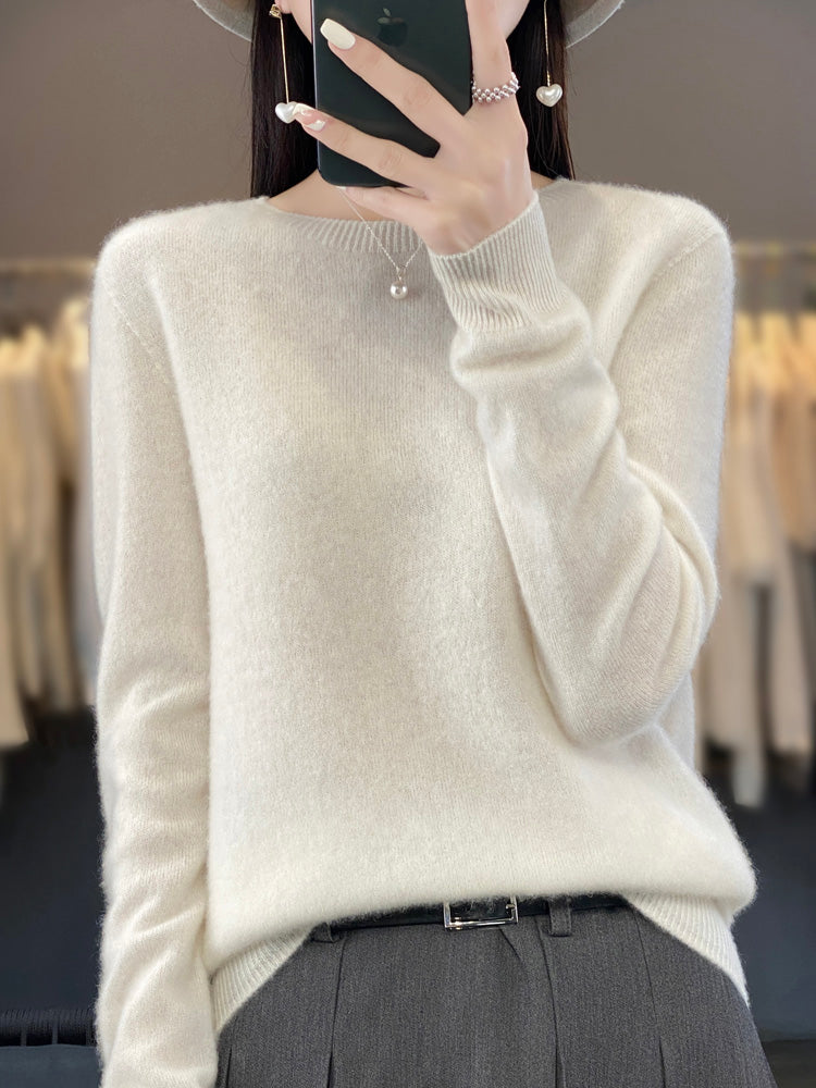 Women's Oversized Sweater Trendy Comfortable Casual Style Cotton 6