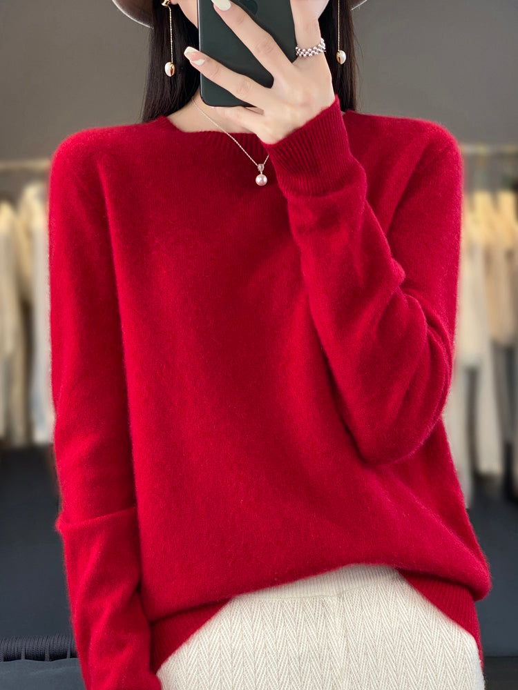 Women's Oversized Sweater Trendy Comfortable Casual Style Cotton 7