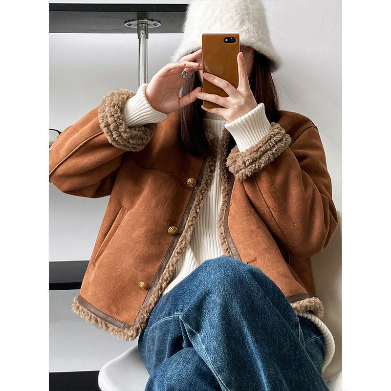 Women's Sheepskin Jacket Premium Warmth Tailored Elegant Fit