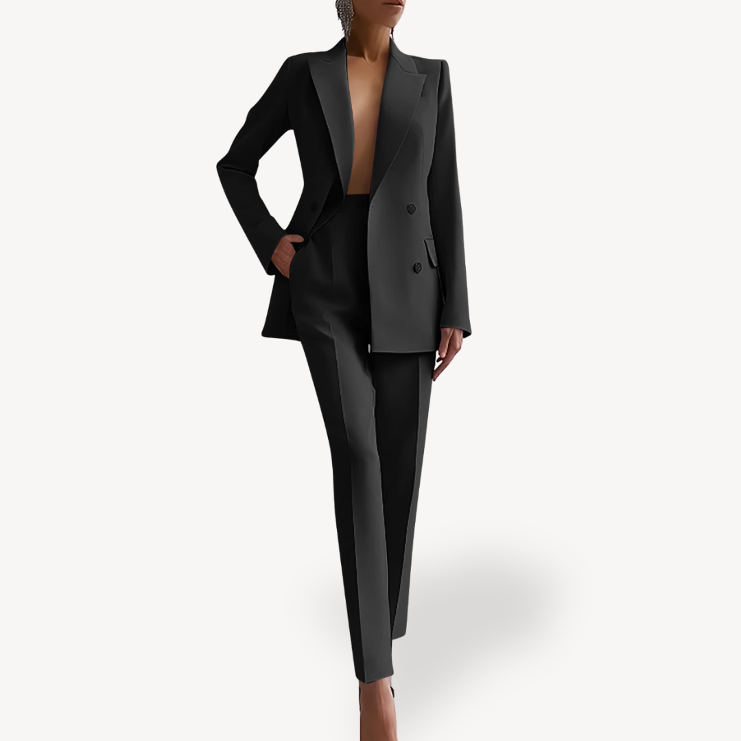 Women's Suit Tailored Blazer Set Elegant Design for Formal Wear 0