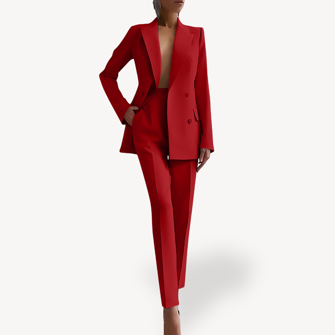 Women's Suit Tailored Blazer Set Elegant Design for Formal Wear 5
