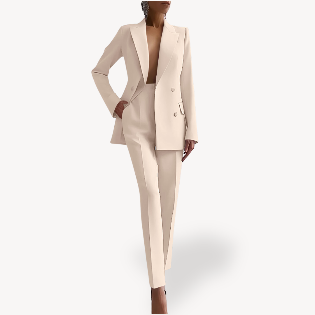 Women's Suit Tailored Blazer Set Elegant Design for Formal Wear 6