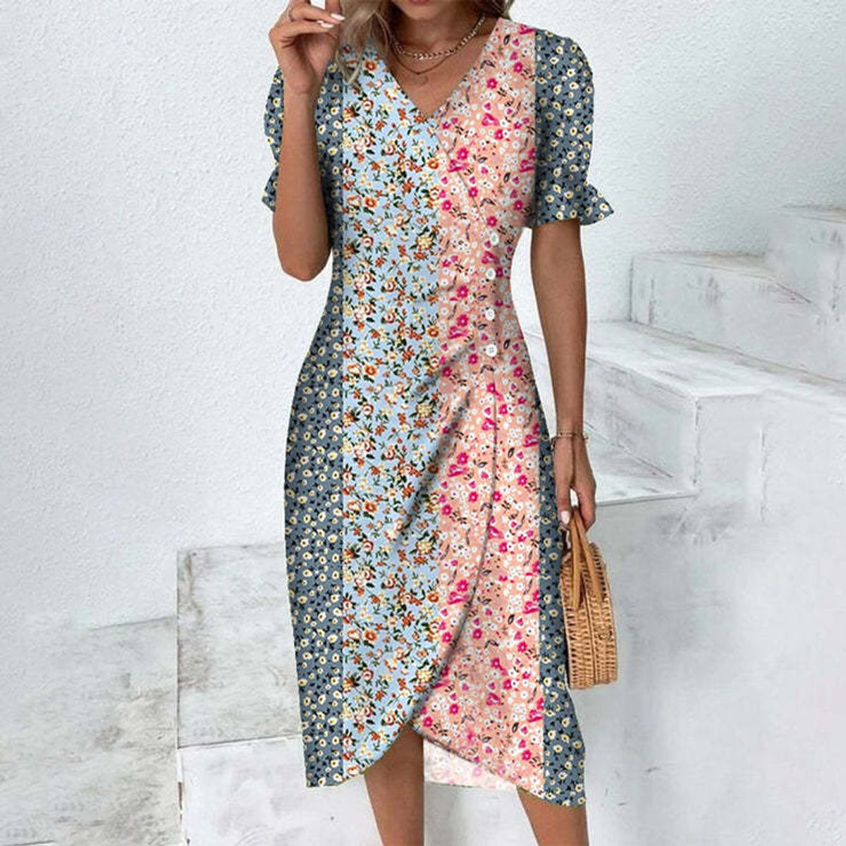 Women's Summer Dress Lightweight Flattering Casual Chic for Beach Days 12