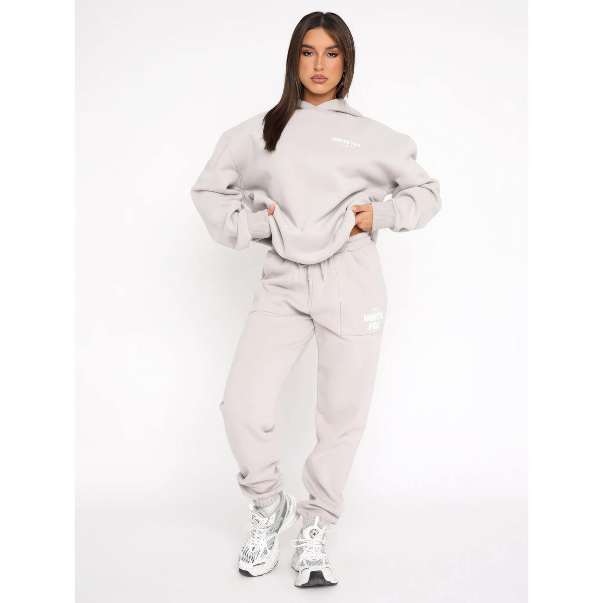 Women's Tracksuit Set Two-Piece Hoodie and Pants Comfortable Casual 4