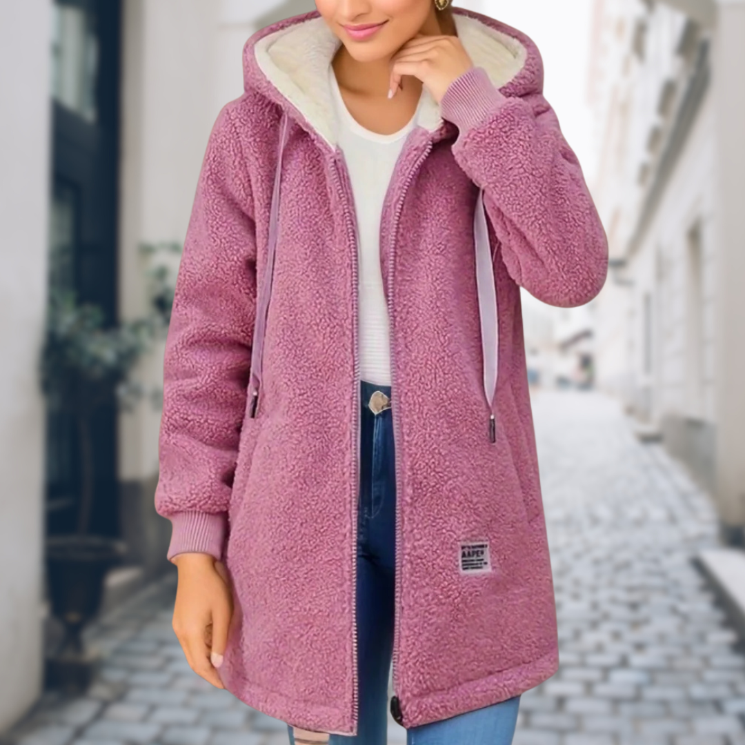Women's Winter Jacket Fleece Lining Cozy Stylish Design for Cold Days 2