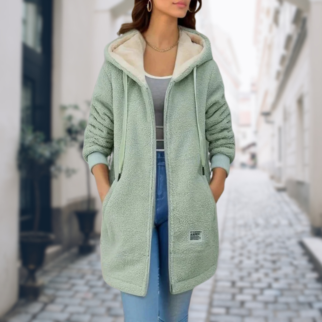 Women's Winter Jacket Fleece Lining Cozy Stylish Design for Cold Days 3
