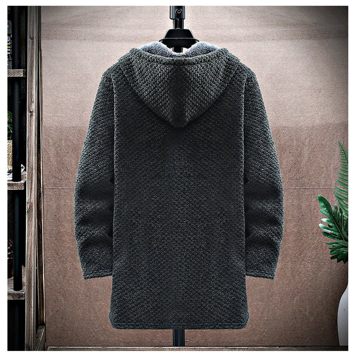Wool-Cashmere Blend Jacket with Plush Fleece Lining 3