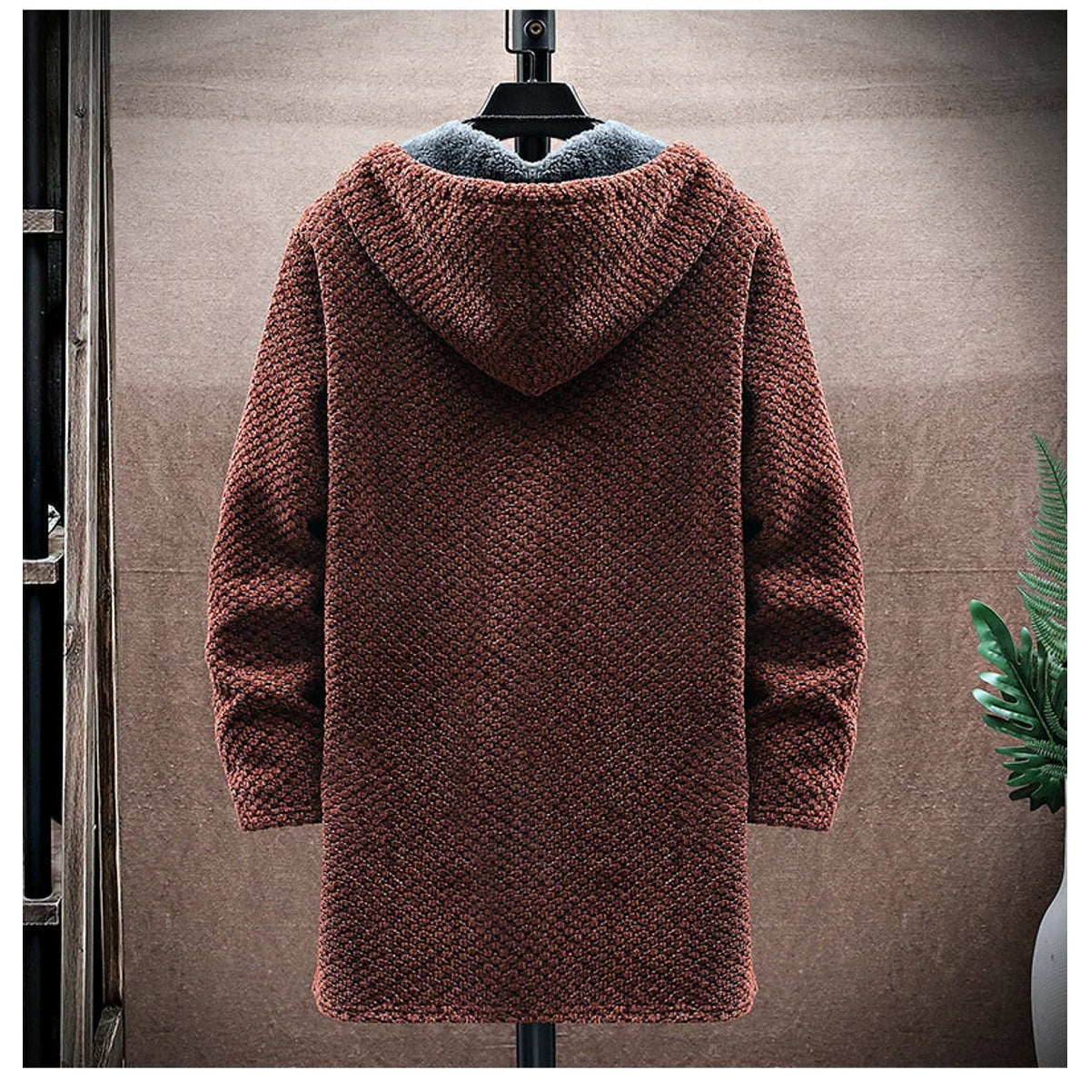 Wool-Cashmere Blend Jacket with Plush Fleece Lining 5