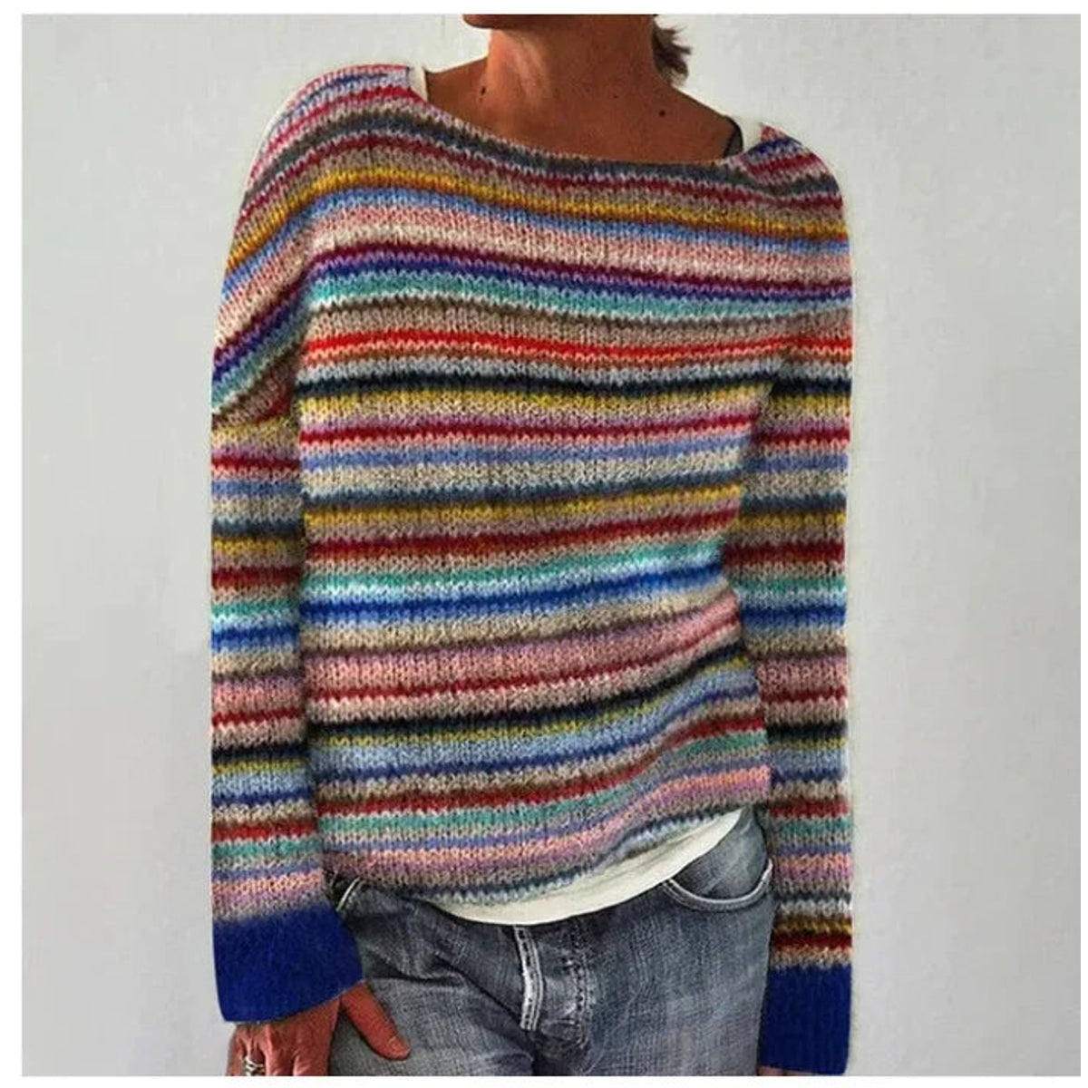 Wool Sweater Casual Style Relaxed Fit Perfect for Cold Days 2
