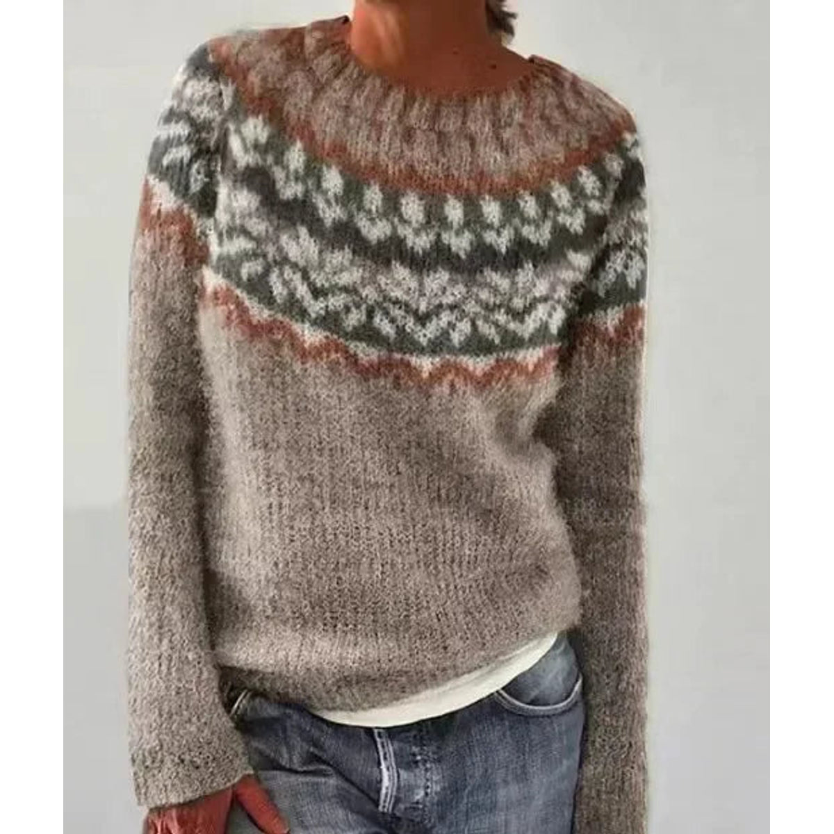 Wool Sweater Casual Style Relaxed Fit Perfect for Cold Days 4