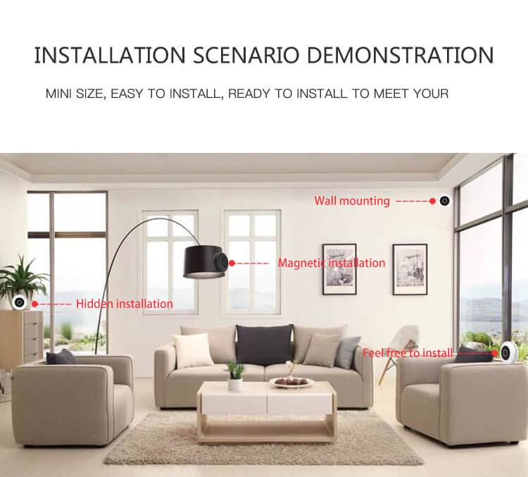 Magnetische Mini-WLAN-Kamera