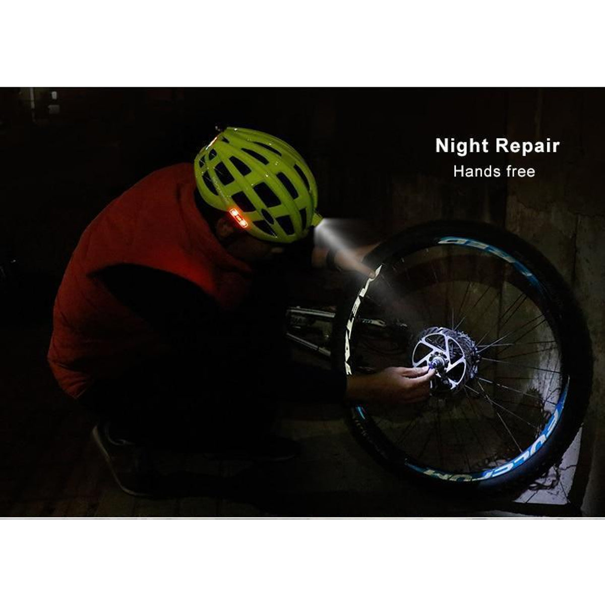 Smart Bike Helmet with LED Light 5 Colors