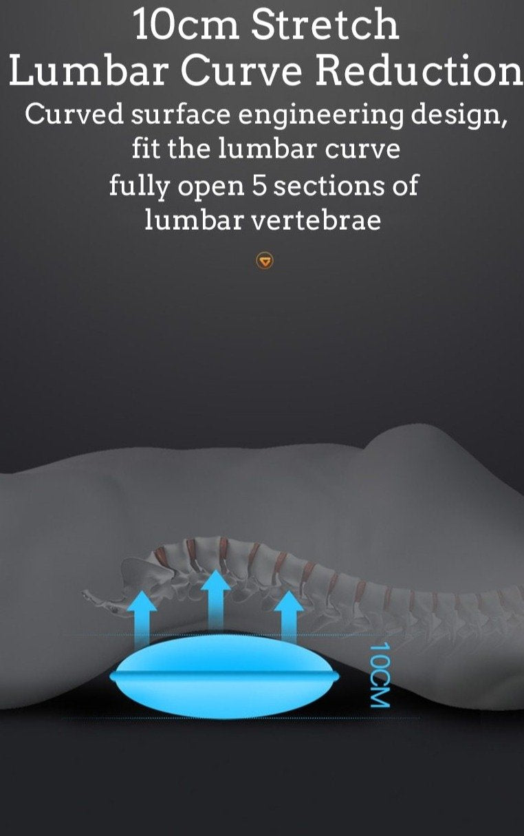 Elektrischer Rückenmassagegerät Lendenwirbel Rückenschmerzlinderung