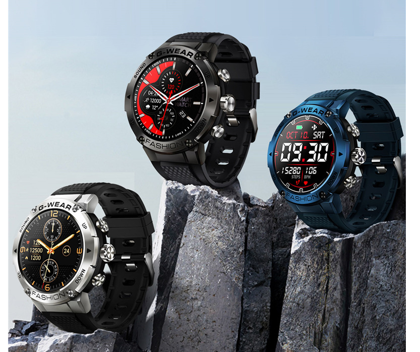 HAWK EYE G | Smartwatch mit großem Display & Anruffunktion | Stilvoller Fitness-Tracker für nahtlose Konnektivität