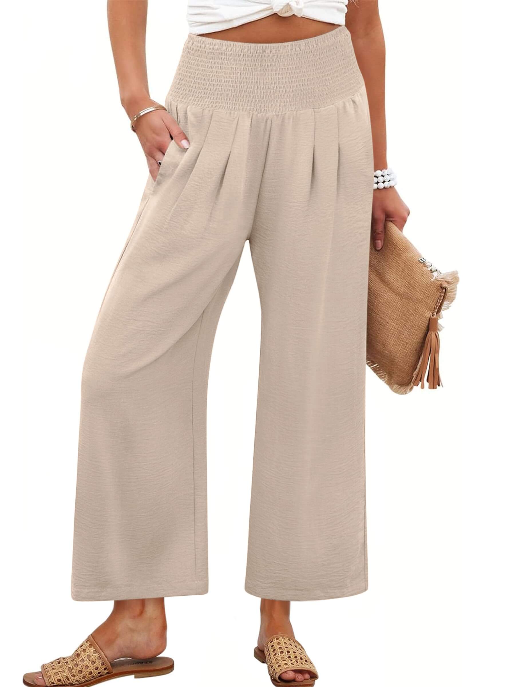 Harper | Flowy High Waisted Palazzo Pants