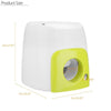 Automatic Tennis Ball Launcher Dog Toy - Interactive Food Dispenser Pet Feeder Fetch Tennis Ball Launcher Food Reward Machine