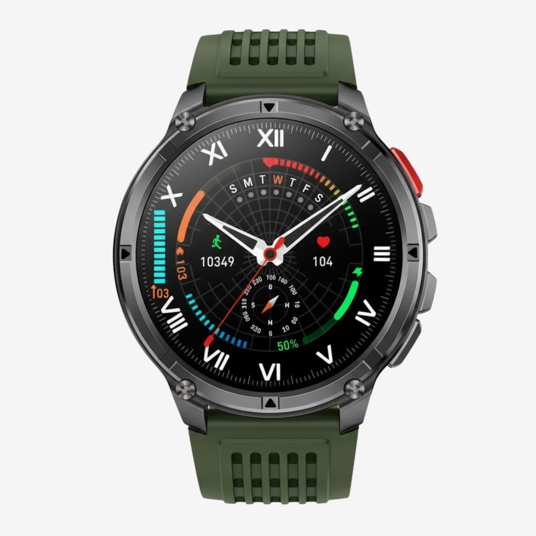 Apex Pro | Tactical Smartwatch with 20-Day Battery Life | Rugged Design for Outdoor Adventures 0