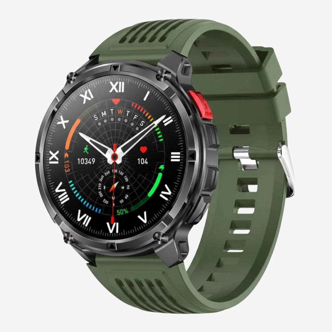 Apex Pro | Tactical Smartwatch with 20-Day Battery Life | Rugged Design for Outdoor Adventures 1