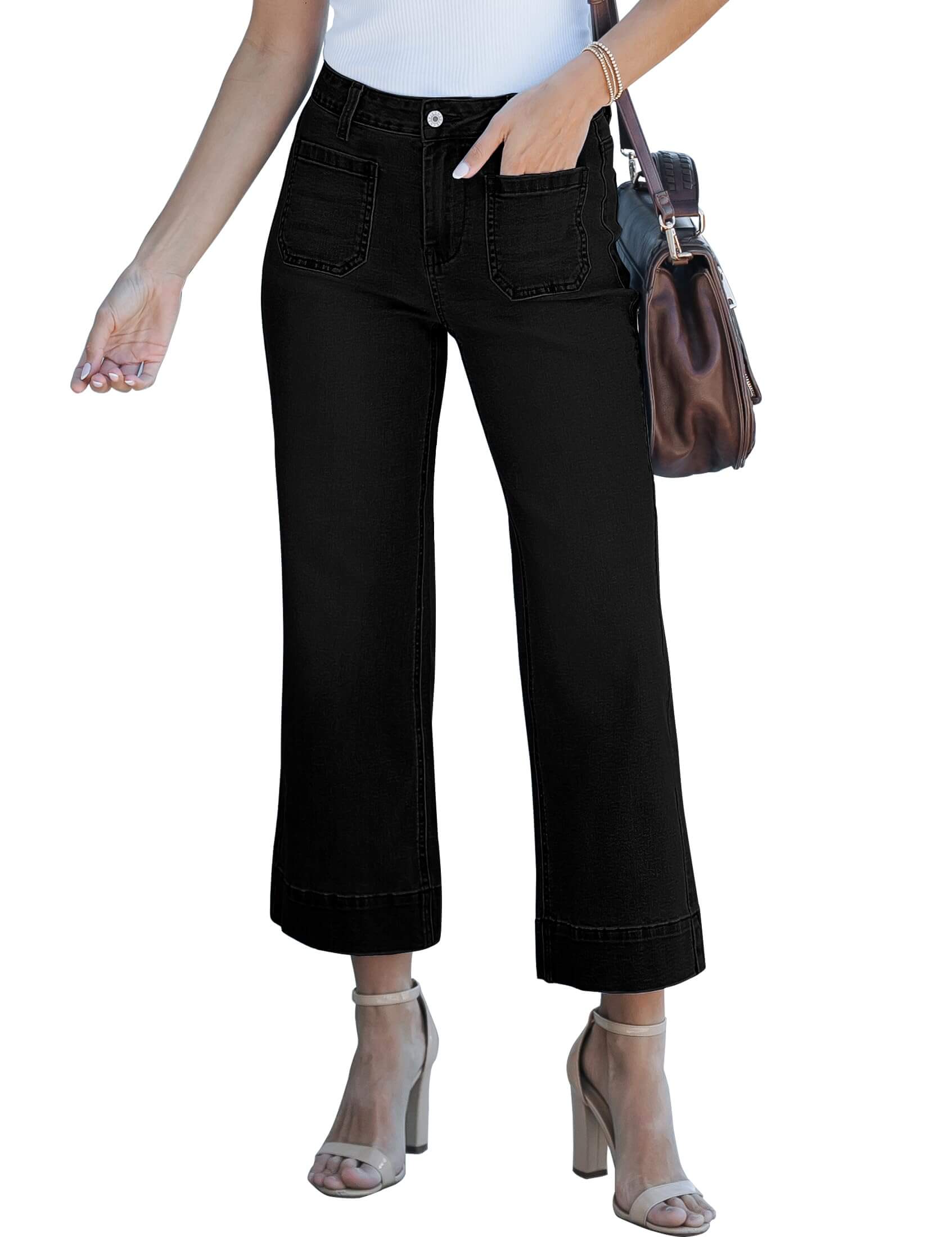 Harper | Trendige High-Waist Schlagjeans
