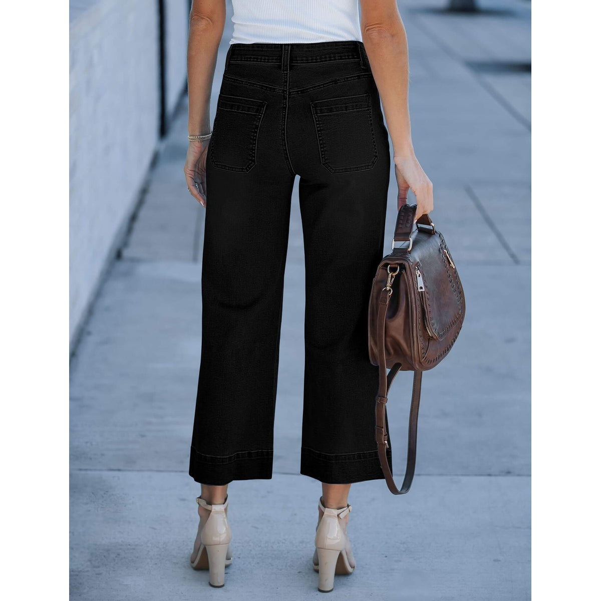 Harper | Trendige High-Waist Schlagjeans