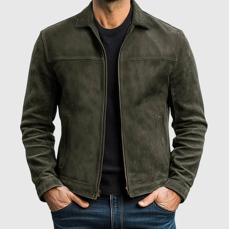Black Knight Jacket Timeless Classic Style Vegan Leather Full-Zip 2