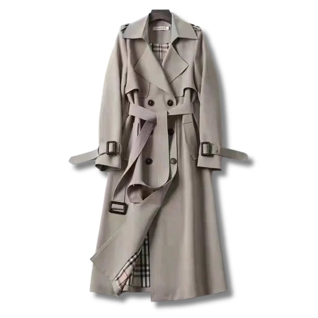 Black Trench Coat Women Elegant Design Versatile for Every Occasion 1