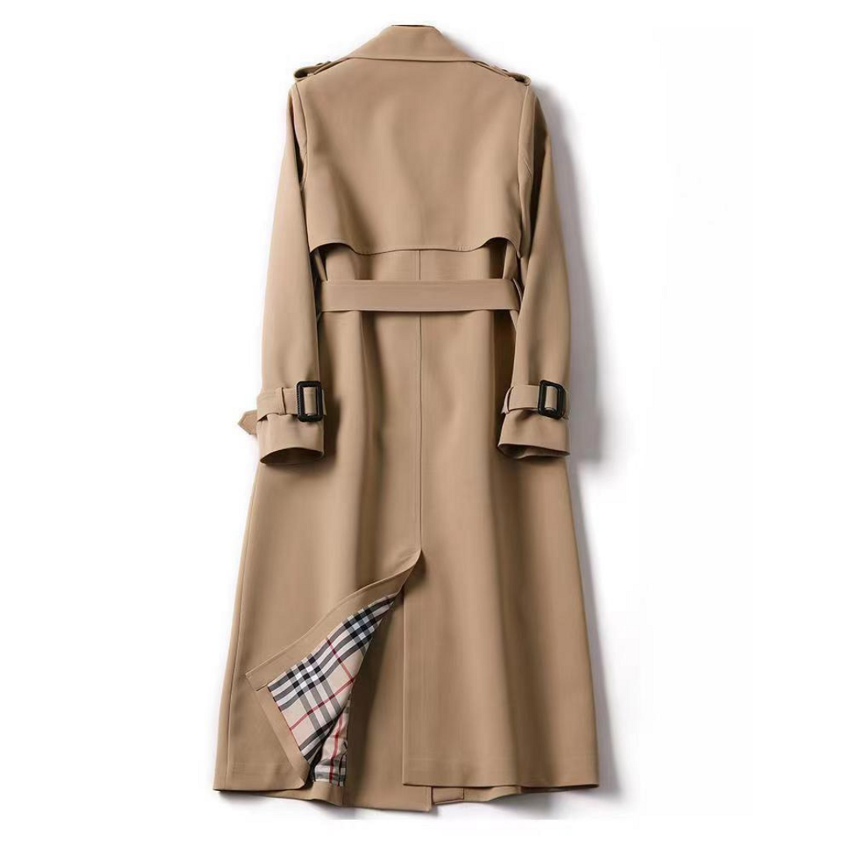 Black Trench Coat Women Elegant Design Versatile for Every Occasion 7