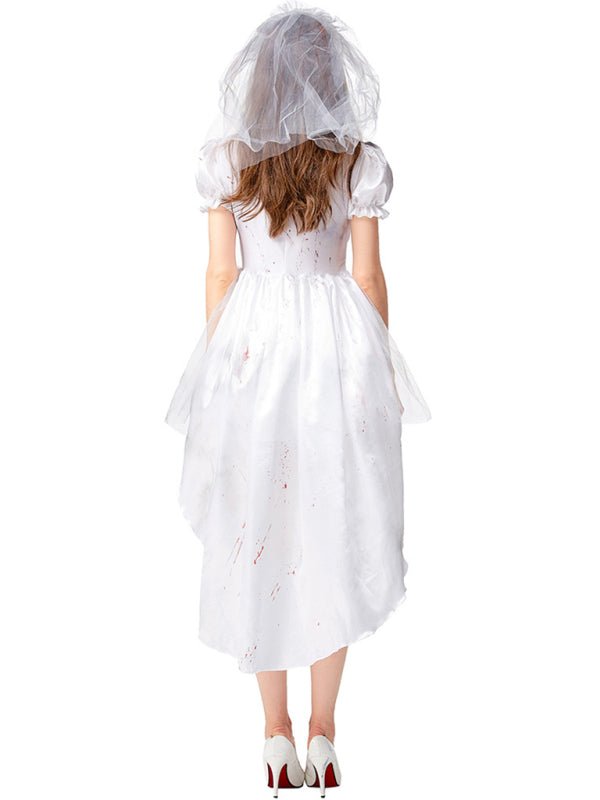 Bloody Bride Halloween Costume Dress Mini Horror Chic 2